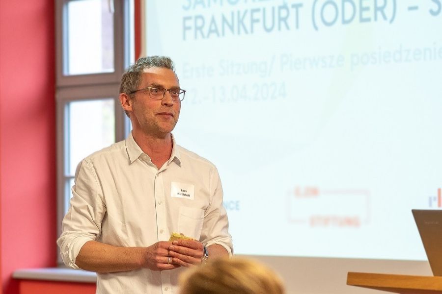 Lars Kirchhoff vom Viadrina Institut fuer Konfliktmanagement