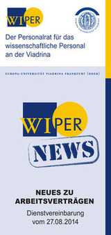 WiPer-News_DV-Arbeitsvertraege ©Wissenschaftlicher Personalrat der Europa-Universität Viadrina