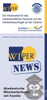 WiPer-News_FamPolit ©Wissenschaftlicher Personalrat der Europa-Universität Viadrina