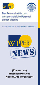 WiPer-News_WHK ©Wissenschaftlicher Personalrat der Europa-Universität Viadrina
