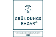 SV_Logo-Gruendungsradar-Auszeichnung_RGB_pos_v2 (002) ©Gruendungsradar