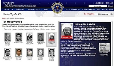 640px-Osama_Bin_Laden_marked_deceased_on_FBI_Ten_Most_Wanted_List_May_3_2011 ©FBI Screenshot