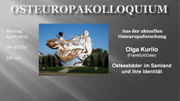 Osteuropa Kolloquium Kurilo ©Olga Kurilo