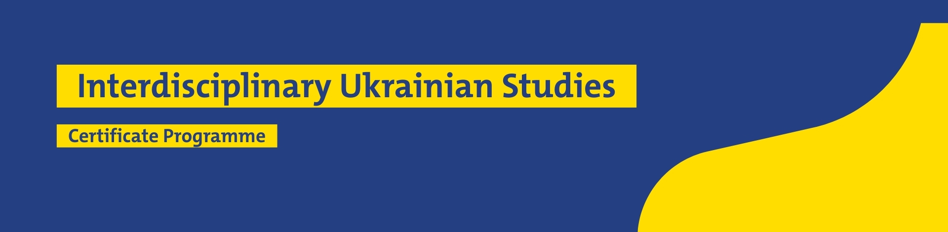Interdisciplinary Ukrainian Studies