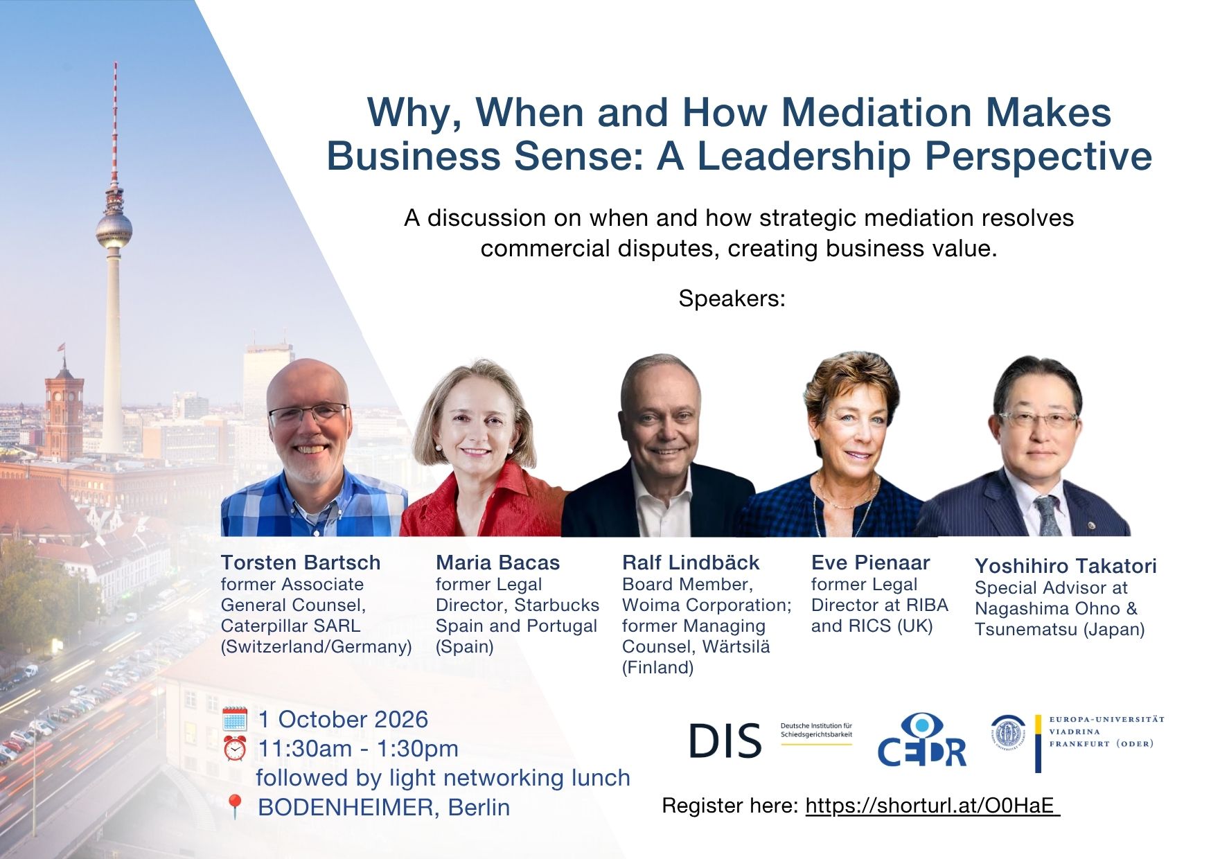 Poster_Why, When and How Mediation Makes Business Sense