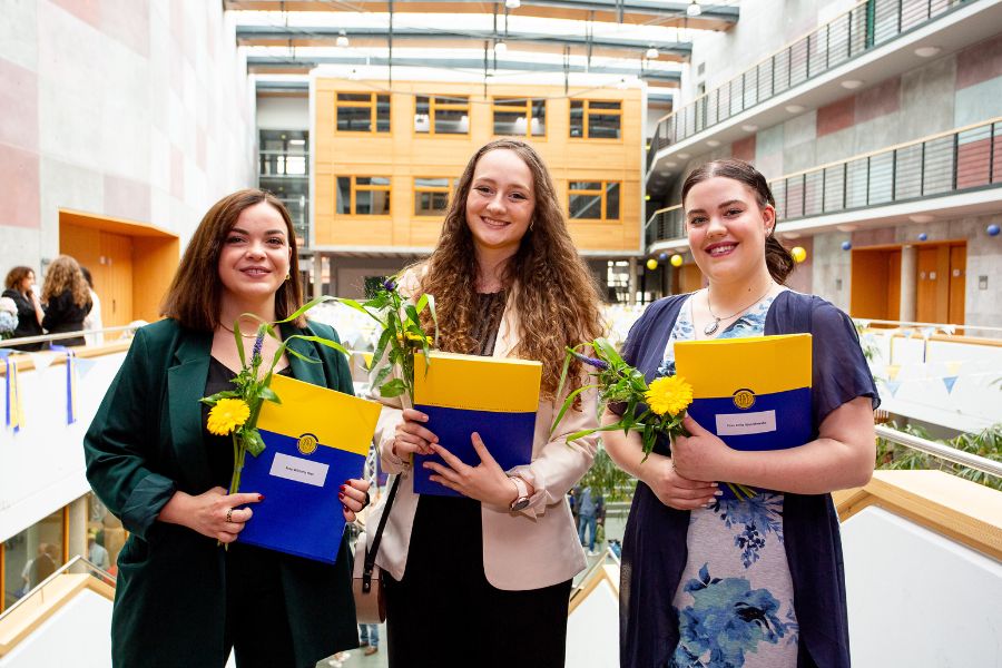Sektempfang beim Graduation Day 2024