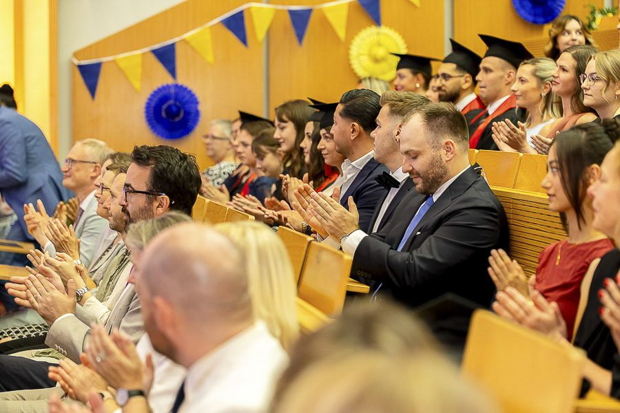 Impressionen von der Zeugnisverleihung der Rechtswissenschaftlichen Fakultät am Graduation Day 2026 der Europa-Universität Viadrina