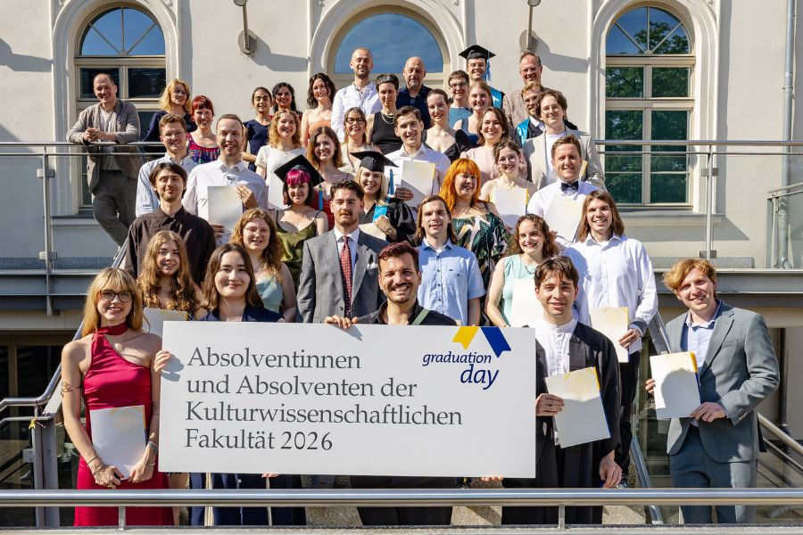 Impressionen von der Zeugnisverleihung der Kulturwissenschaftlichen Fakultät am Graduation Day 2026 der Europa-Universität Viadrina