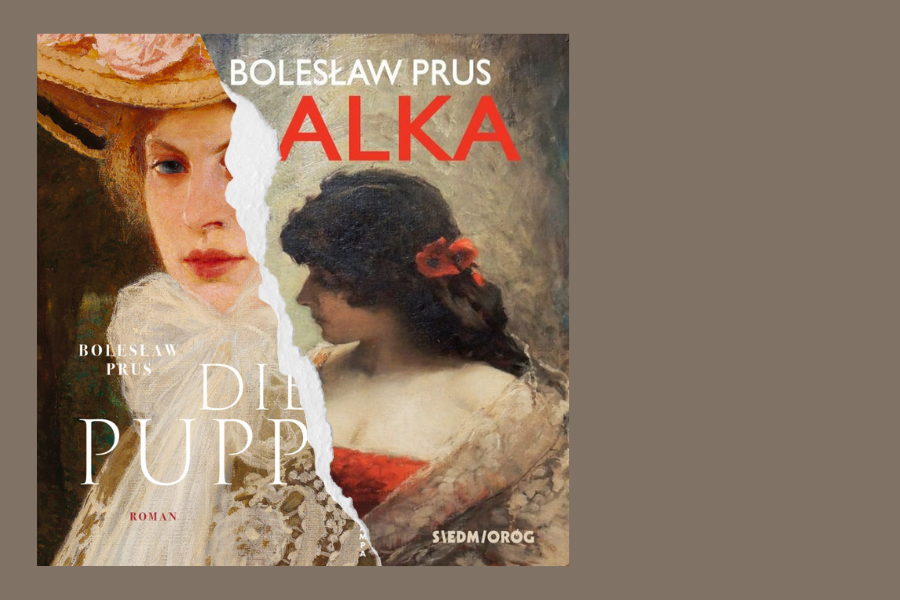 Book covers of the Polish and German publication of the novel by Bolesław Prus Lalka