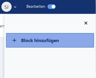 moodle_block hinzufügen