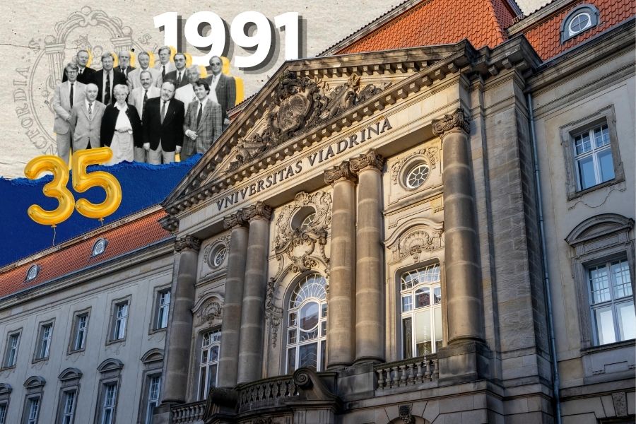 Videocoverbild: 35 Jahre Viadrina mit Hauptgebäude