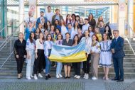Gruppenbild Besuch ukrainischer Studis