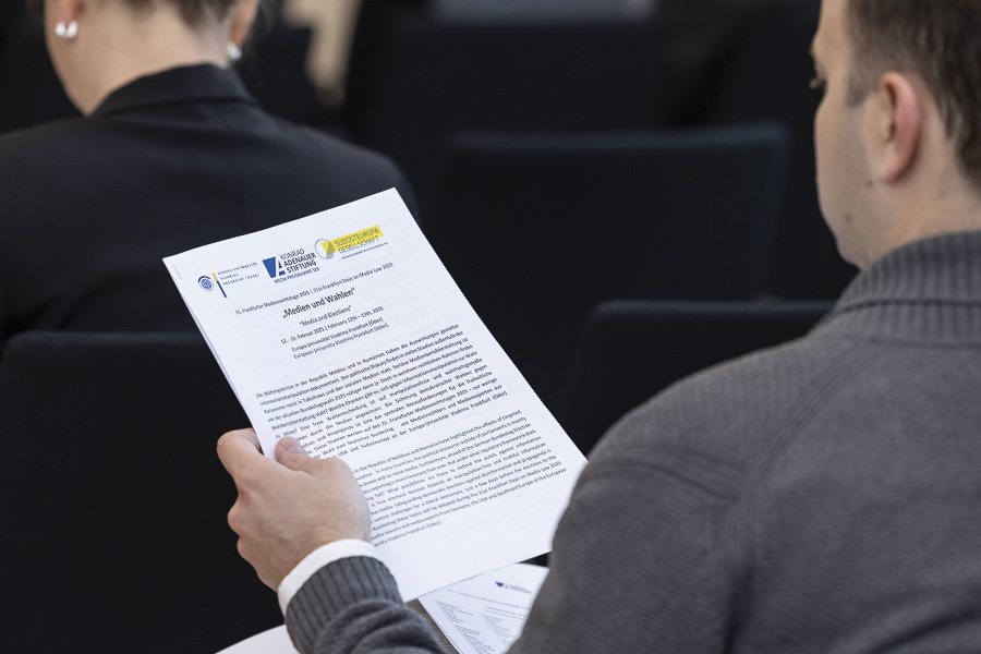 Medienrechtstage "Medien und Wahl"