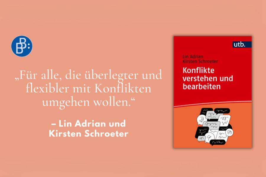 Cover und Zitat zum Buch Konflikte verstehen und bearbeiten