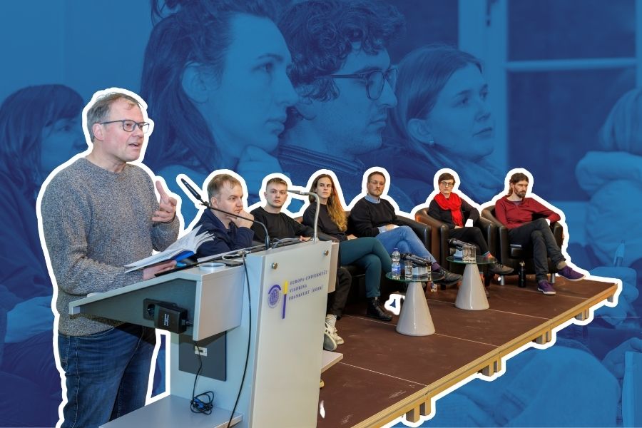 Visual zu den Werkstattgesprächen der Viadrina Ringvorlesung "Wie umgehen mit Rechtsextremismus"