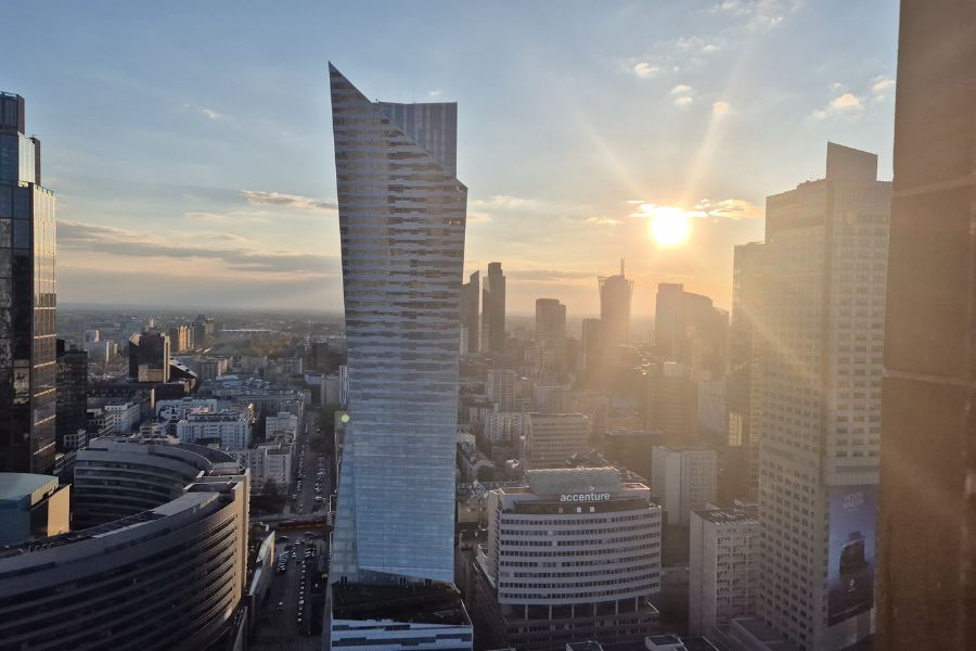 Skyline von Warschau
