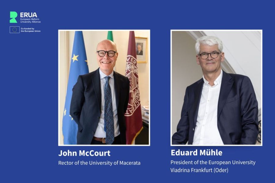 ERUA Rectors 2026: Prof. Dr. John McCourt und Prof. Dr. Eduard Mühle