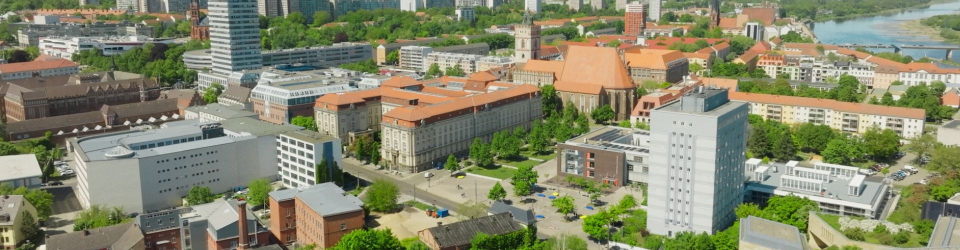 Viadrina-Campus von oben