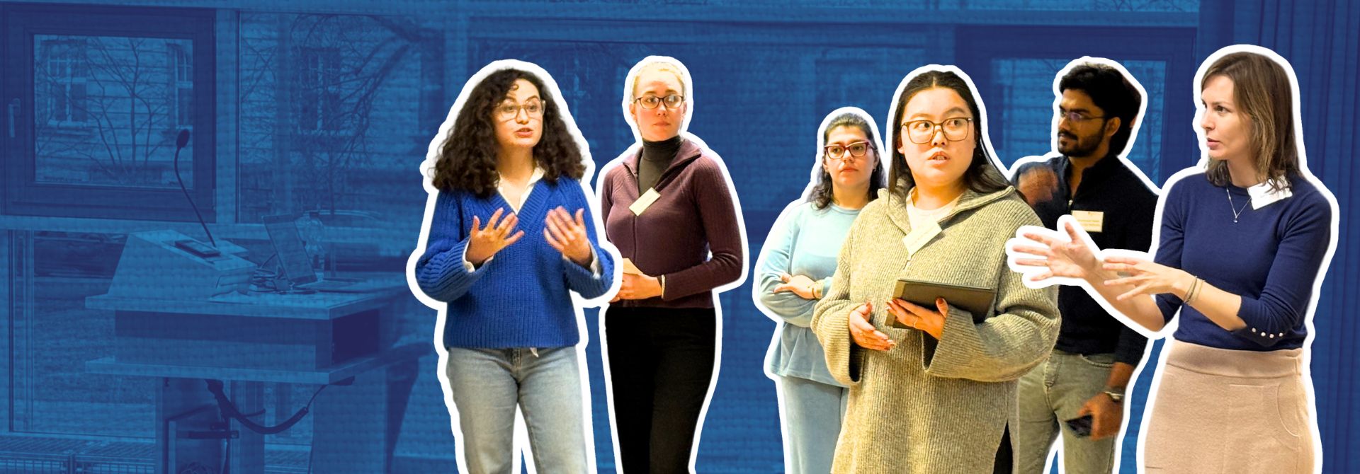 Studierende und Lehrende des Seminar über ethische Herausforderungen von Unternehmer*innen an der Viadrina