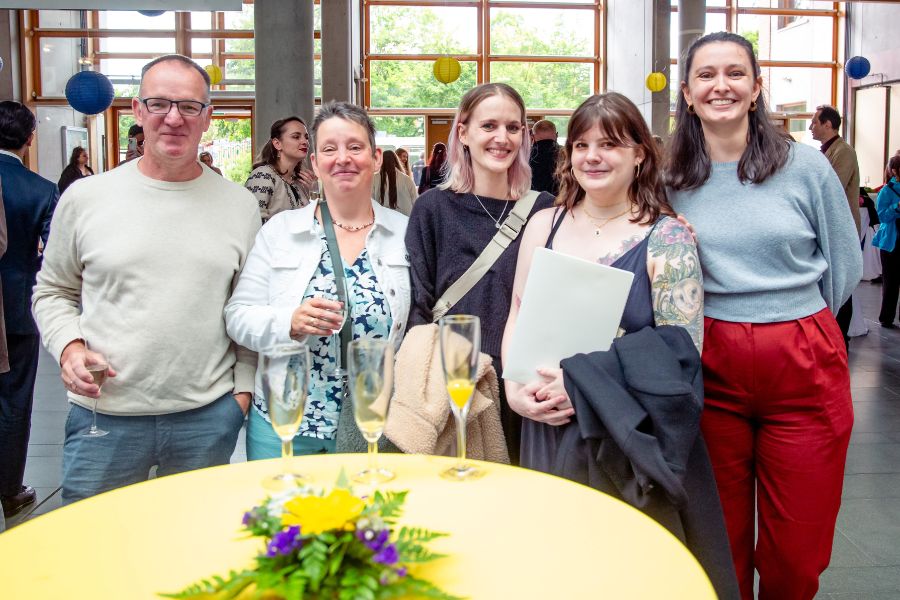 Sektempfang beim Graduation Day 2024