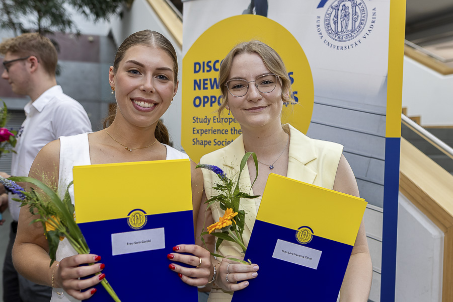 Highlights from the Faculty of Law’s graduation ceremony on Graduation Day 2026 at the European University Viadrina