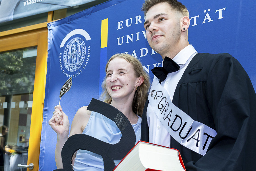 Highlights from the Faculty of Law’s graduation ceremony on Graduation Day 2026 at the European University Viadrina