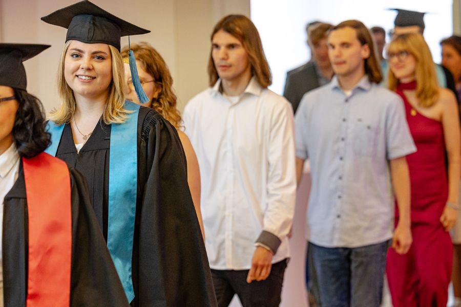 Highlights from the Faculty of Social and Cultural Sciences’ graduation ceremony on Graduation Day 2026 at the European University Viadrina