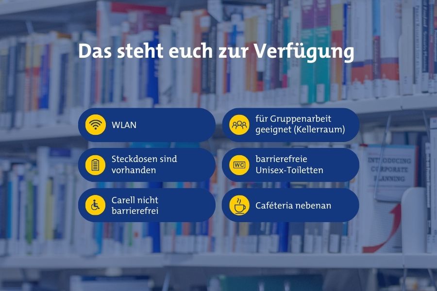 Workstations in the Viadrina Library