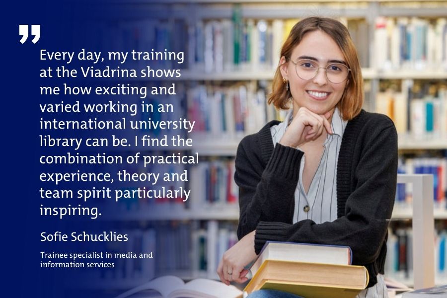 Trainee Sofie Schucklies