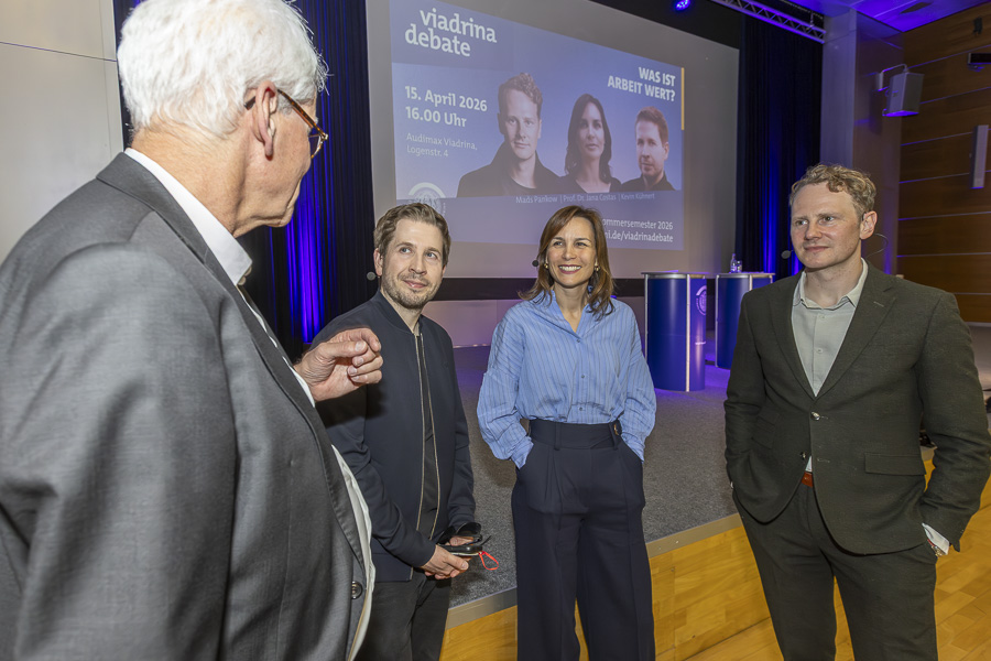 Picture gallery: Viadrina Debate with Kevin Kühnert and Jana Costas