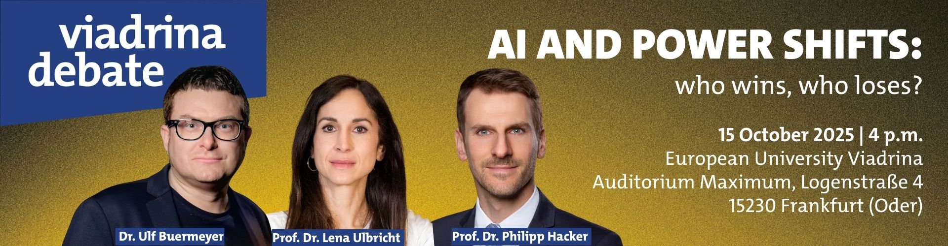 Viadrina Debate 2025: Speaker