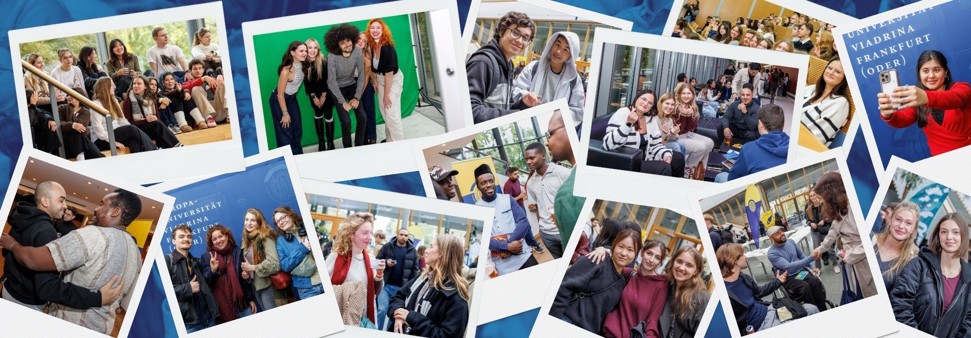 Fotocollage der Einführungswoche Wintersemester 2025/26 an der Viadrina