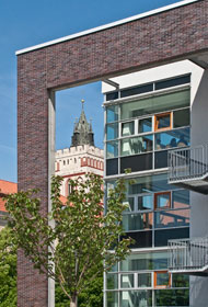 Frankfurt (Oder), Blick vom AM zur Marienkirche ©Heide Fest