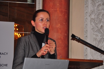 Katarzyna Bilewska von der Universität Warschau 